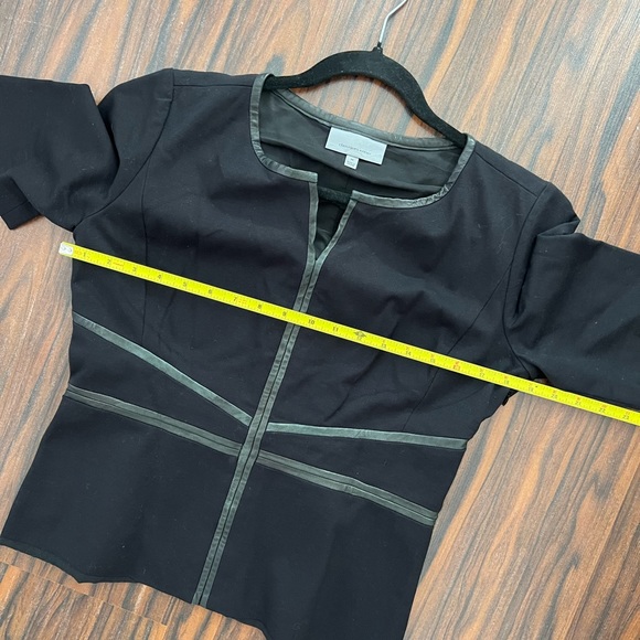 Classiques Entier structured top with leather trim - Picture 3 of 9